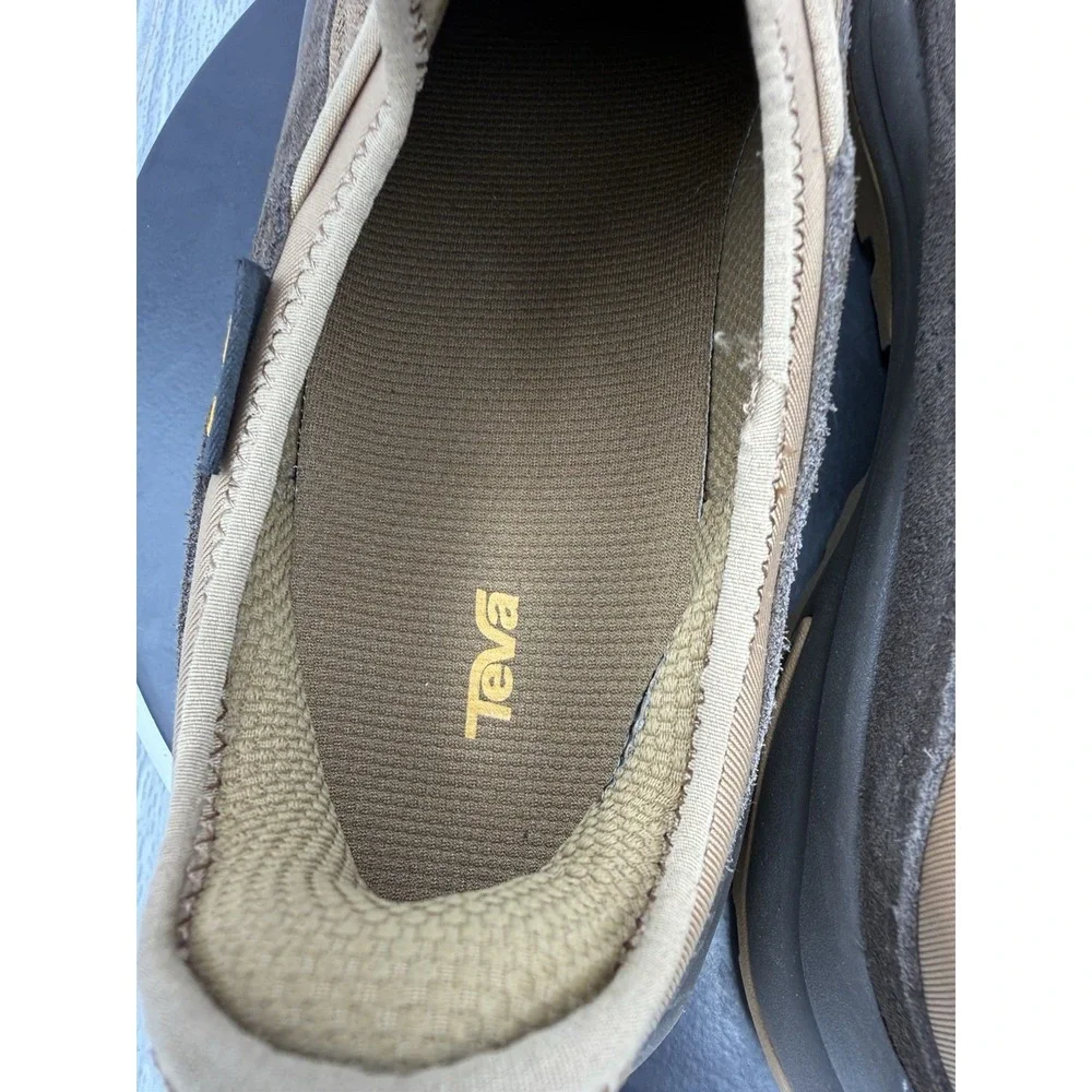 Teva Hurricane Daybreaker Mens Size 10 Brown Suede Outdoor Slip On Shoes 1172953